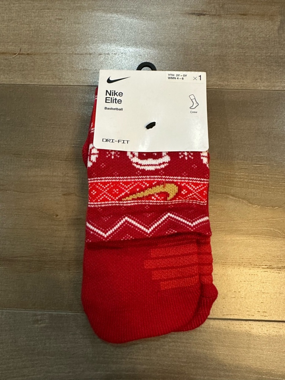 Nike Elite Basketball Santa Dri-FIT Crew Socks